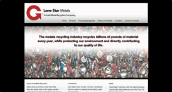 Desktop Screenshot of lonestarmetals.net